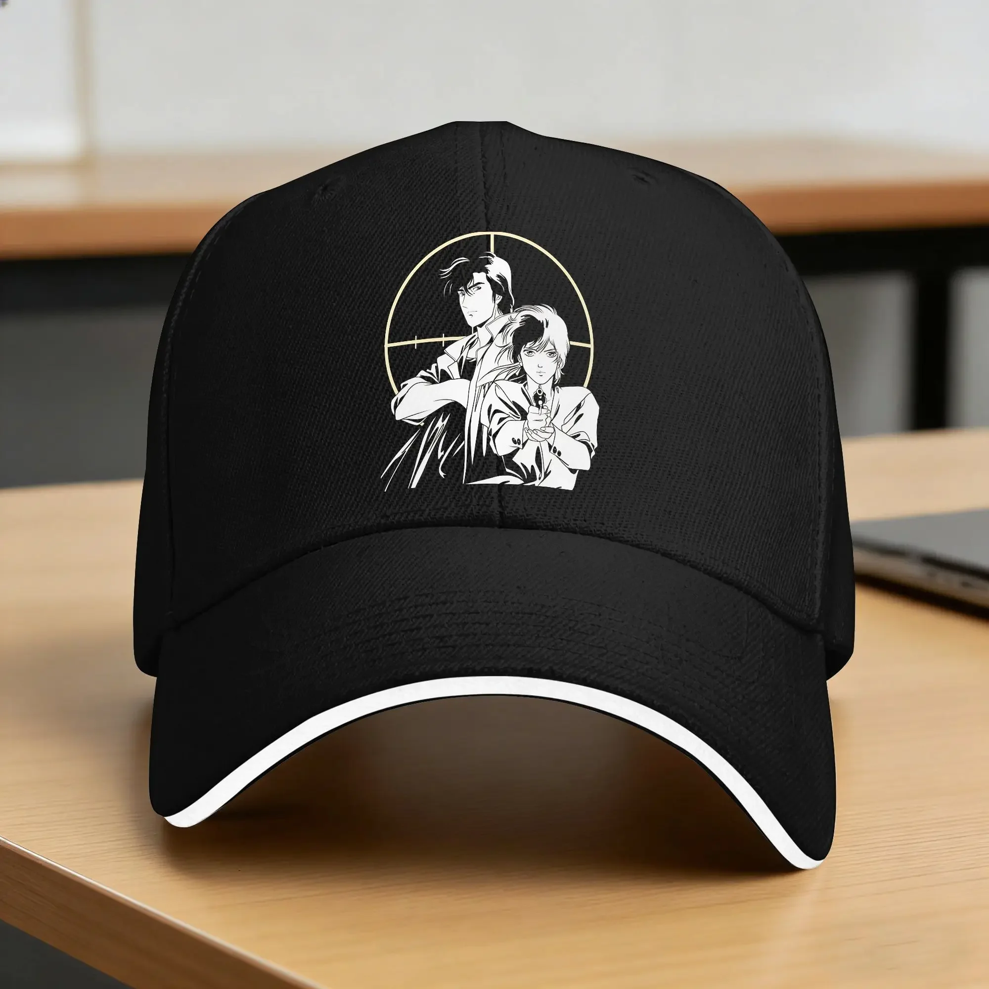 New Nicky Larson Ryo Saeba Sun Baseball Cap  Summer y2k Retro Trucker Hat For Men Outdoor Sport Baseball Caps