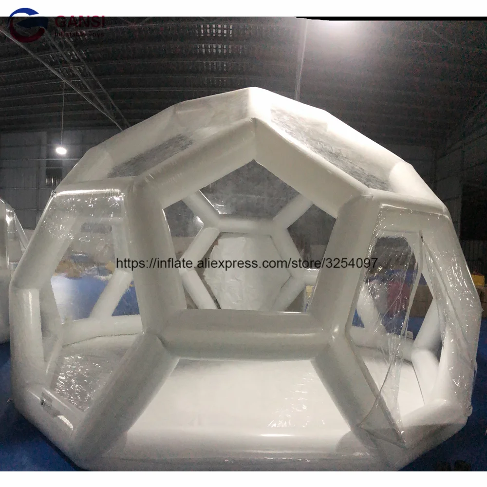 Рекламная надувная палатка igloo bubble, прозрачная надувная роскошная палатка для кемпинга для рекламы