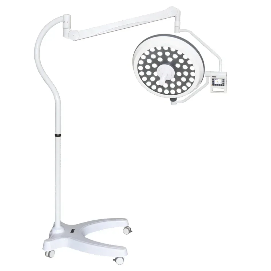 

LED Mlpent Floor Surgical Lamp Operation Shadowless For Surgery Light With Back Up Battery