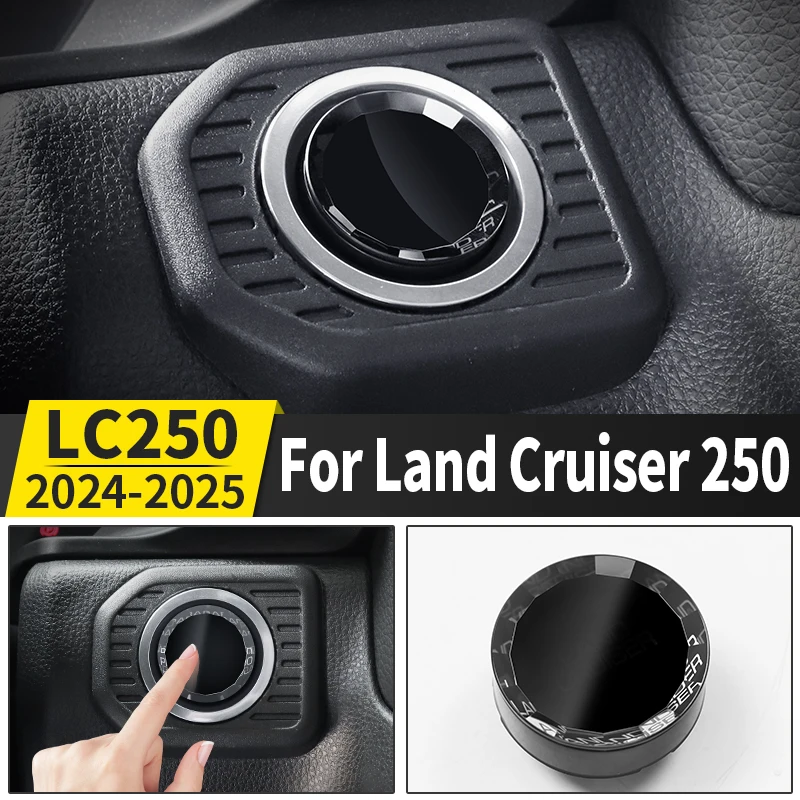 For Land Cruiser Prado LC 250 2024-2025 One-Key Start Ring First Edition 1958, J250 interio upgrade Decoration Accessories Tools