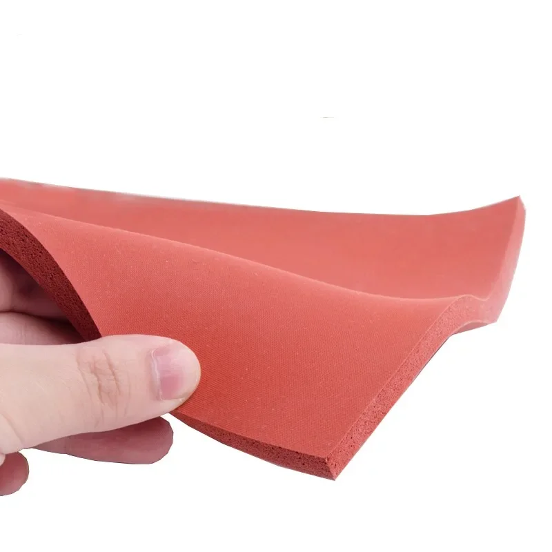 Imagem -05 - Folha de Borracha de Esponja de Silicone de Imprensa de Calor Almofada de Placa 1000x1000x5 mm 100x100cm 40x40 Alta Temp db h