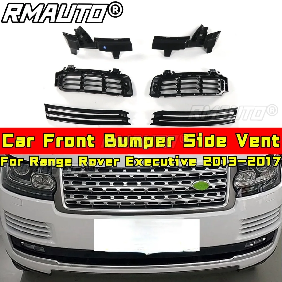 

Для Range Rover Executive 2013-2017 автомобильные аксессуары автомобильный передний бампер боковое вентиляционное отверстие автомобиля переднее боковое вентиляционное отверстие крышки