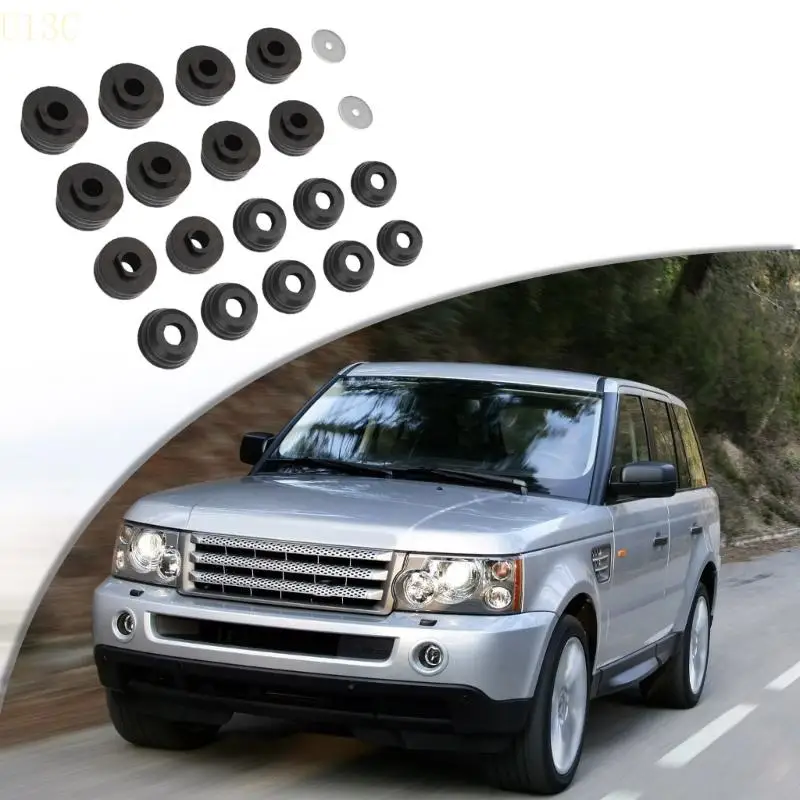 

U13C Body Bushings Hardware Black Body Mount Bushings KF04050BK For F250 F350 1999-2008 Car Accessories