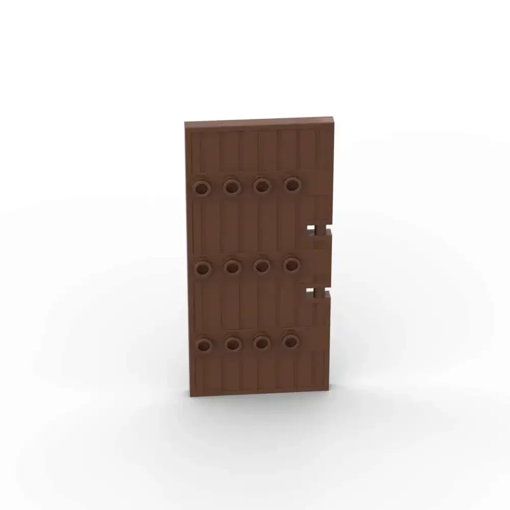 MOC 1 STKS Puzzel Deeltje 87601 Half Blad Grote Houten Poort Bouwstenen Deur Educatief Baksteen Speelgoed Verjaardagscadeau Dropshipping
