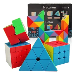 MOYU Meilong-Cubo mágico profesional para niños, rompecabezas de velocidad de pirámide, juguetes educativos, 3x3, 4x4, 2x2, 3x3