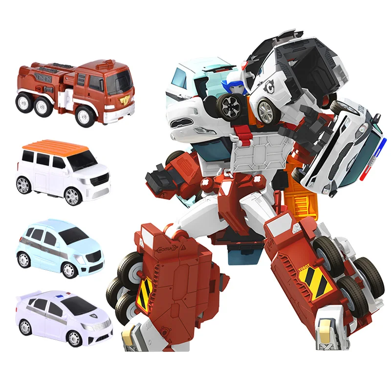

4 в 1 Tobot Quatran трансформационный робот в автомобиль игрушки корейские братья мультфильмов аниме Tobot деформационные автомобильные игрушки для детей подарок