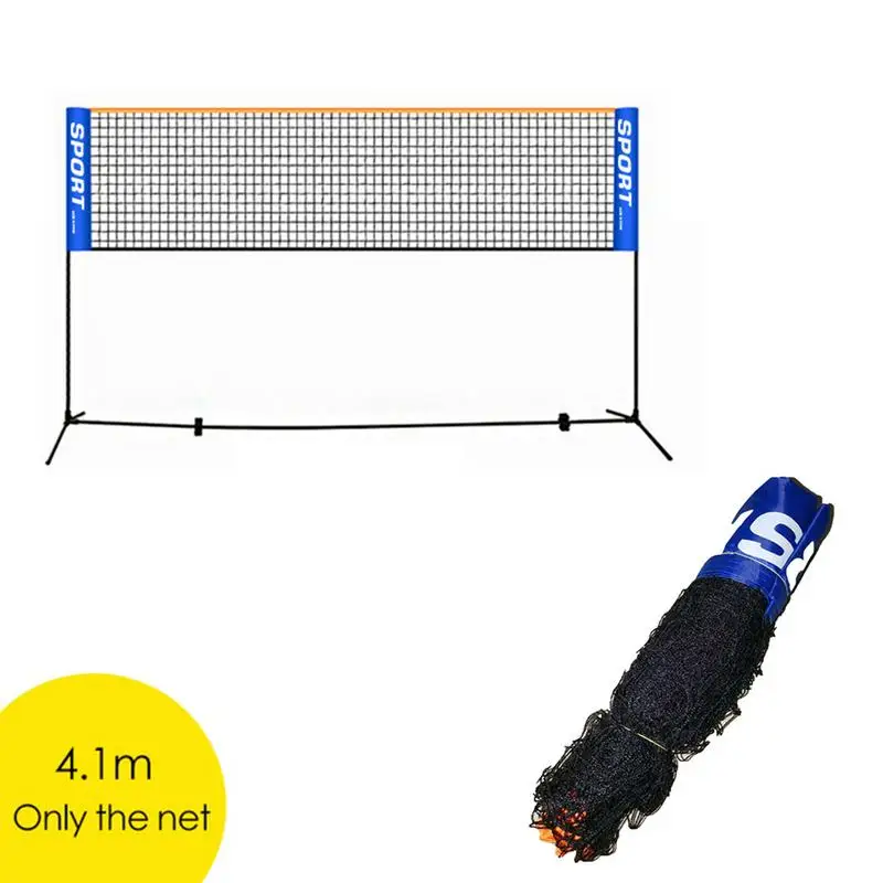 Portable Pickleball Net & Badminton Net Indoor & Outdoor Multi-Sport Pickleball Net Weather-proof Pickleball Mesh Net Tools Free