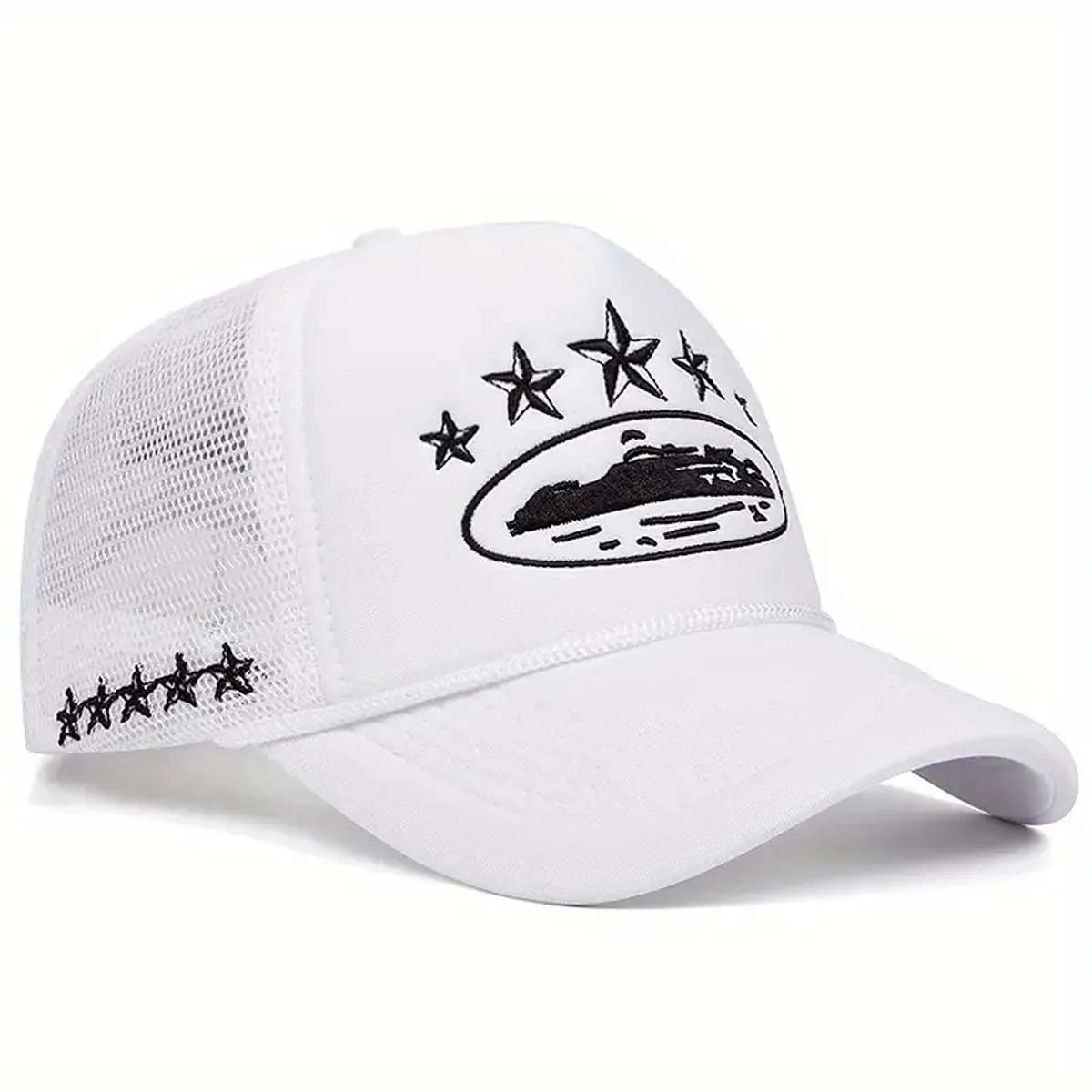 Unisex Männer Frauen Kappe Pentagramm Stickerei Baseball Netzkappen Frühling Sommer Outdoor Verstellbare Freizeithüte Sonnenschutzhut CJCYMZ103 – Detail 8