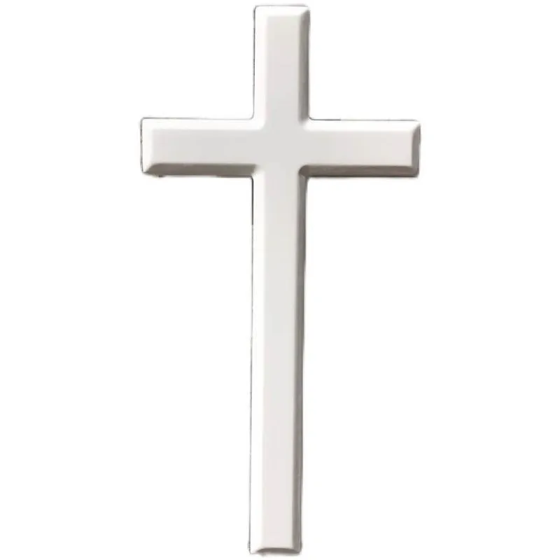 Wandkreuz aus Holz für Heimdekoration, Holzkreuze für die Wand, christliches Wandkreuz, dekoratives Wandkreuz, weißes Jesus Christus, Kirche – Detail 5