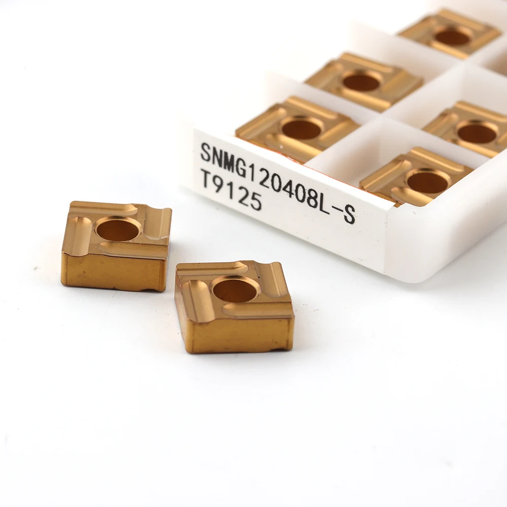 10pcs SNMG120404/08 L R -S T9125 External Turning Tools Carbide insert Lathe cutter Tool Tokarnyy turning insert