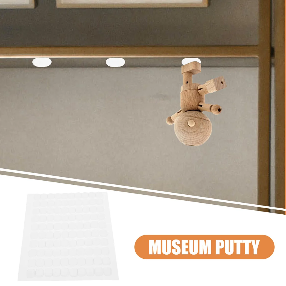 600개 투명 양면 접착 나노 글루 강력 접착 제거 가능 포스터 택 벽 퍼티 벽걸이 사진용