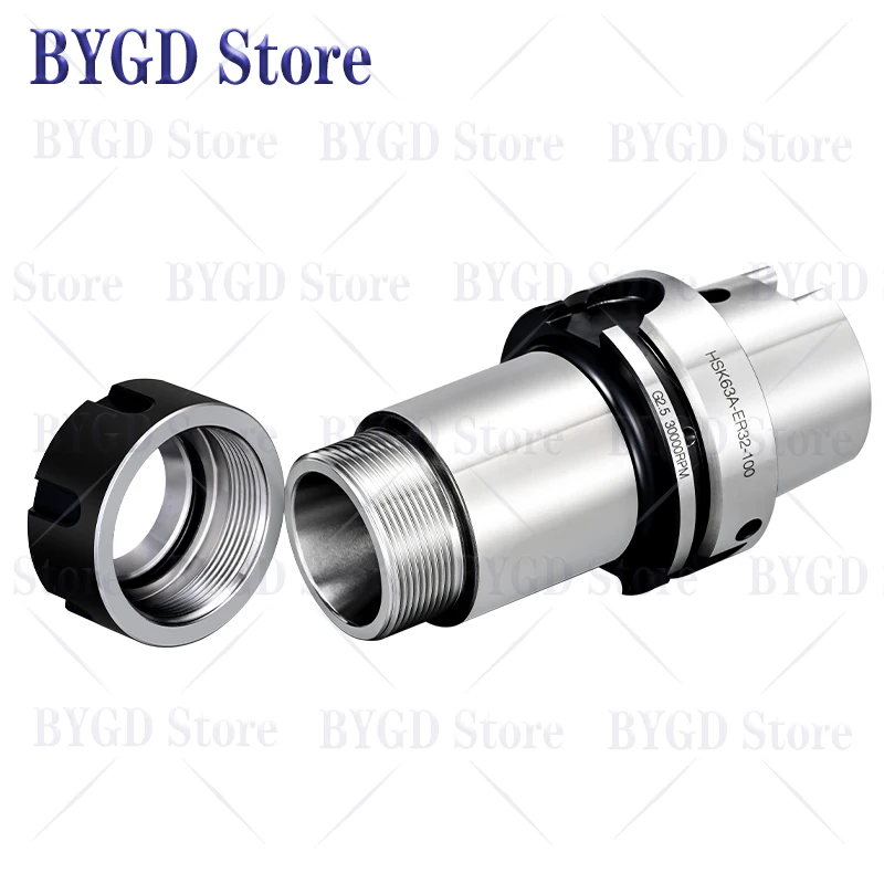 BYGD HSK HSKA63 HSK63A ER Tool holder ER8 ER11 ER16 ER20 ER25 ER32 ER40 tool holder bracket tool collet chuck