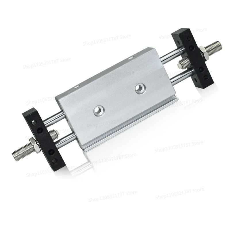 Adjustable Stroke Small Double Shaft Double Rod Cylinder Pneumatic Slide STMB10/16/20/25 -50/100/150
