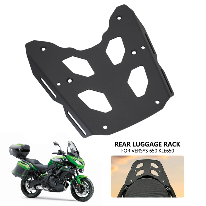 

Для KAWASAKI VERSYS 650 Versys 650 KLE 650 2015-2024 мотоциклетная задняя багажная полка, держатель багажника, кронштейн
