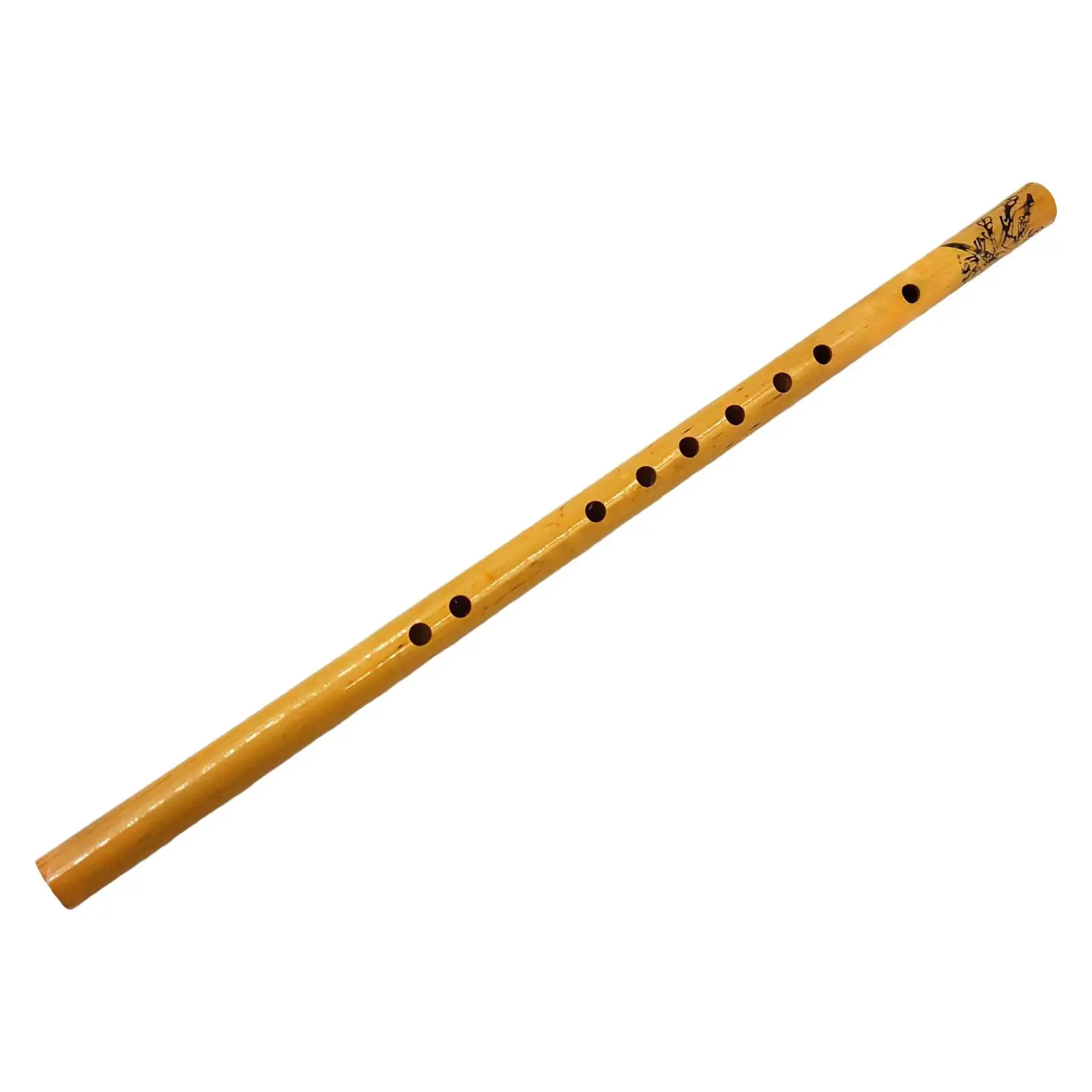 Vertical Flute Professional Gift Handmade for Orchestra 9 Holes 44cm Long Portable High Quality Bamboo Flute Music Instrument
