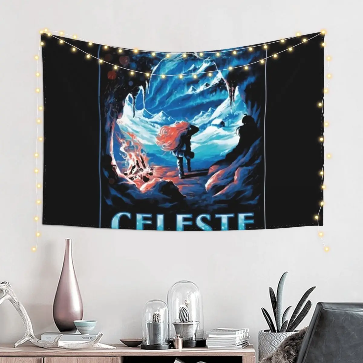 Fantasy Celeste Game Tapestry Room Decoration Korean Style Bedroom Deco Home Decoration Accessories Bathroom Decor Tapestry