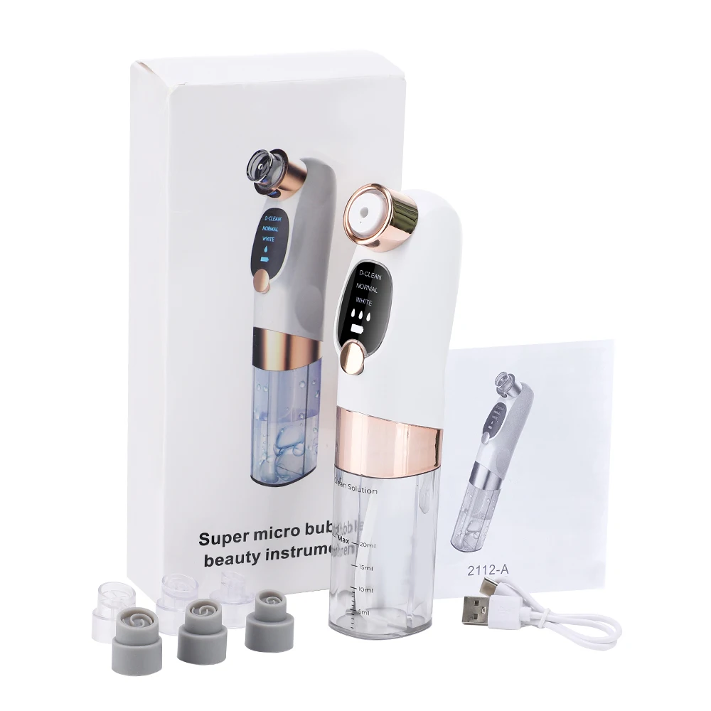 AliExpress Hailicare Electric Small Bubble Blackhead Remover USB Water Cycle Pore Acne Pimple Removal Vacuum Suction Facial Nose Cleaner Tool