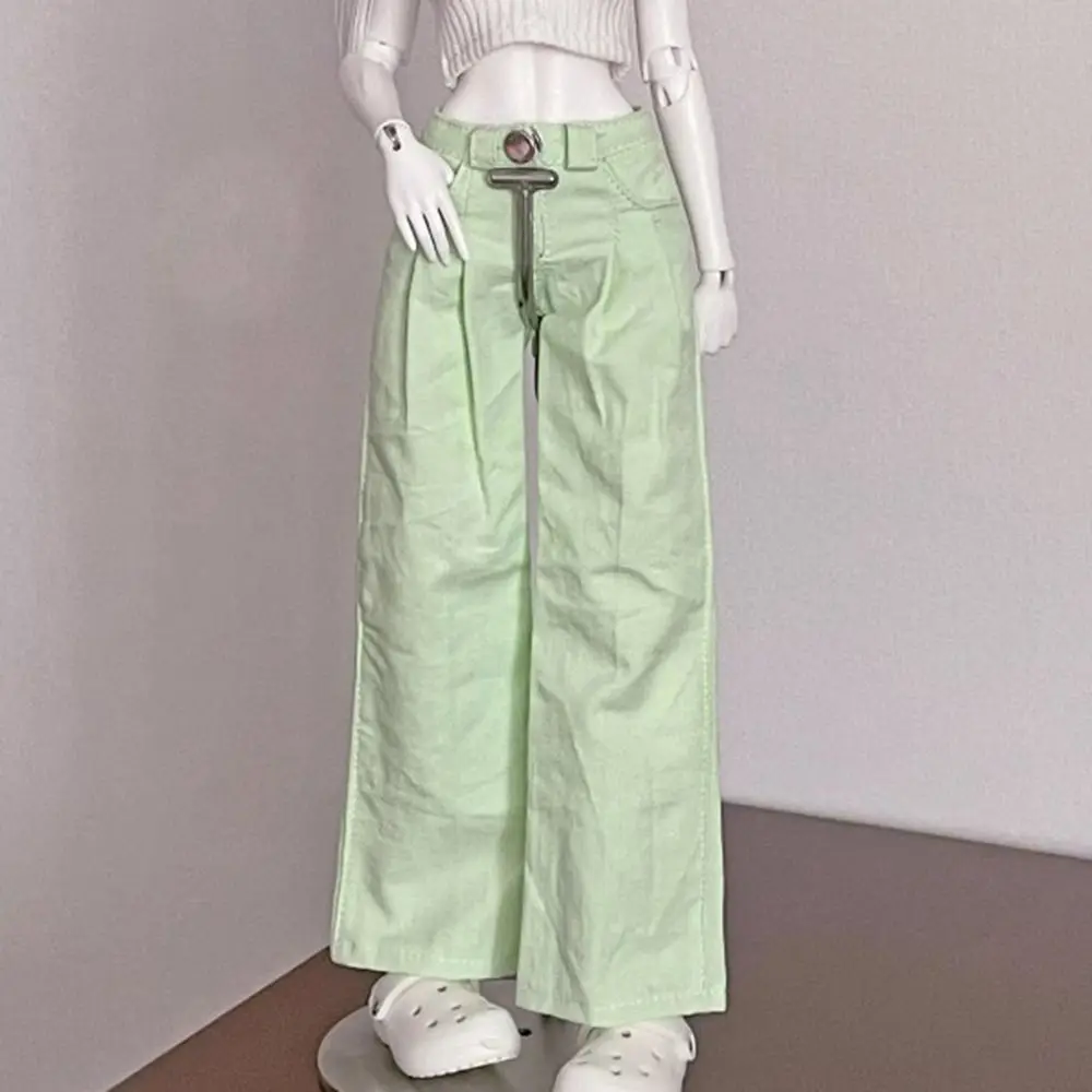 新しいファッションワイドレッグパンツ Tシャツカジュアルウェア人形アクセサリープリンセス服トップスズボン 1/4 BJD 人形 45 センチメートル