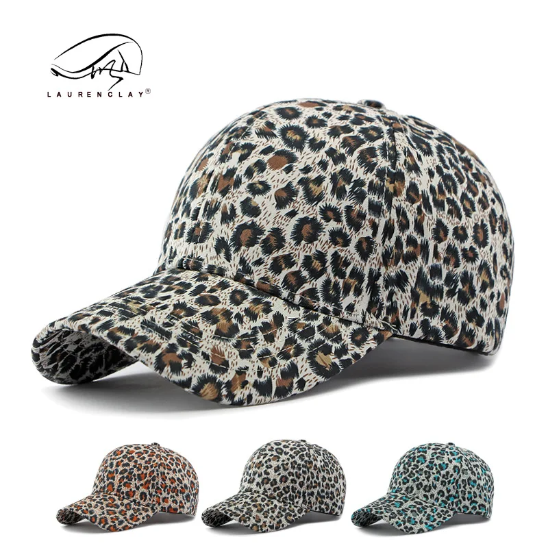 

Spring And Summer Thin Leopard Print Peaked Cap Casual All-matching Peaked Cap Personality Hard Crown Baseball Cap For Women