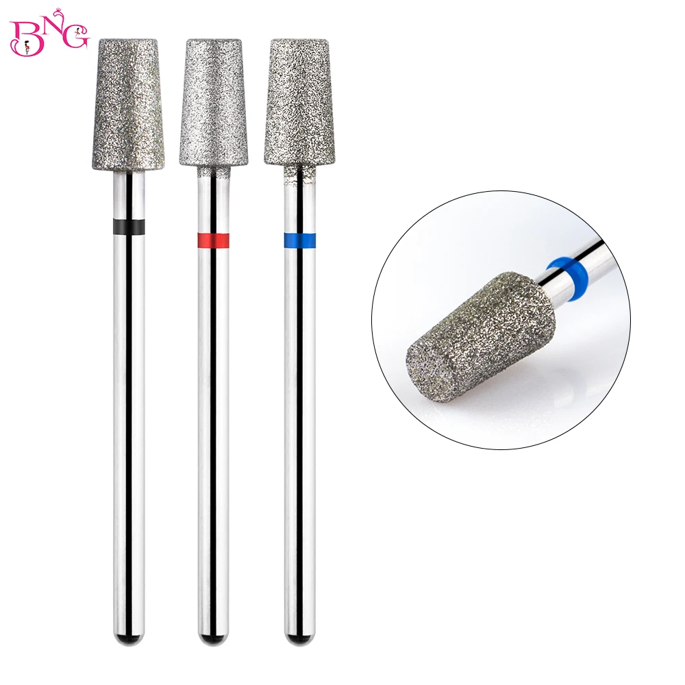 

BNG Nail Drill Bit for Polishing Natural Nails Cuticle Art File Tapered Electric Nail Files Cleaner Burr Perfect Prepping Bits