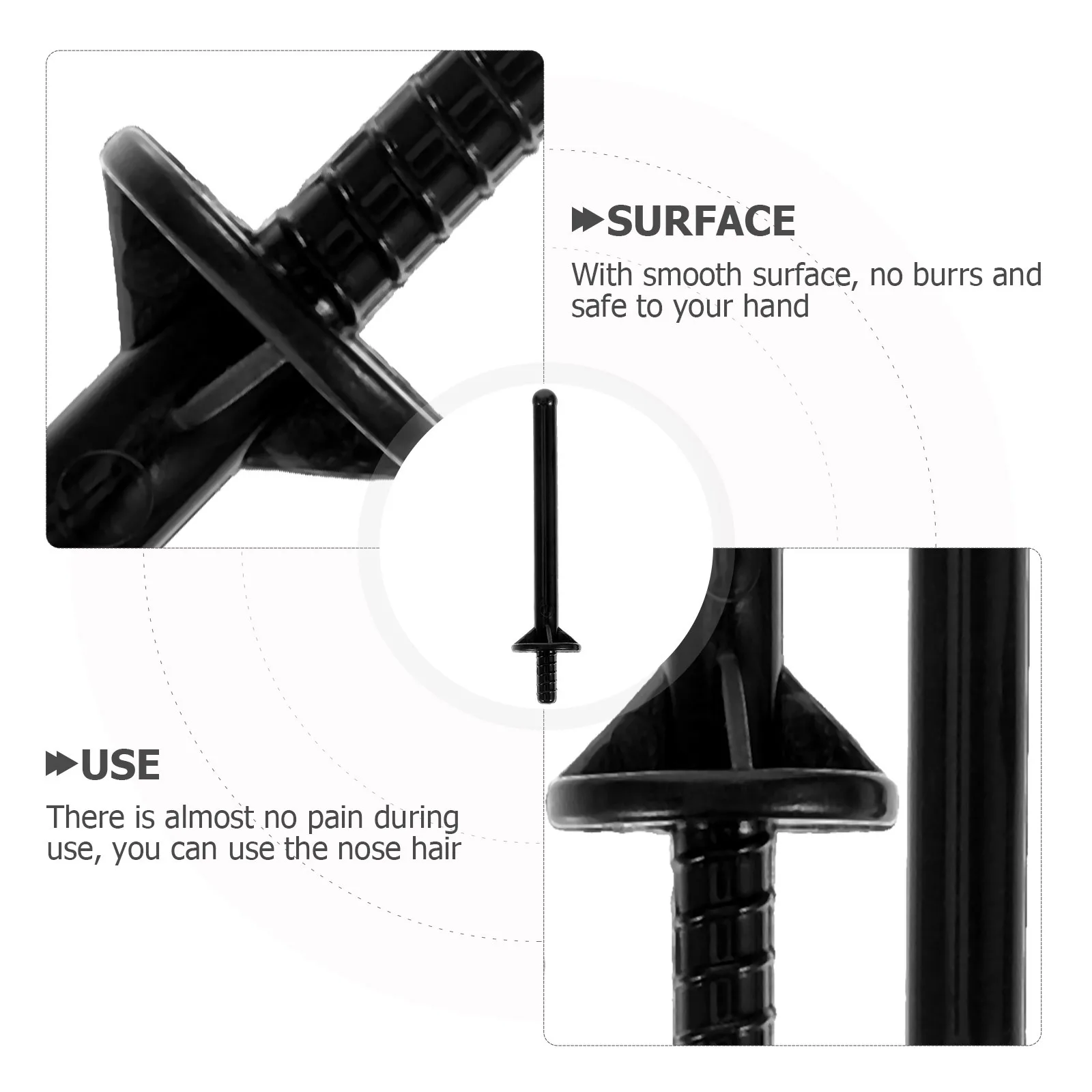 30本入り 鼻毛ワックススティック アプリケーター 滑らかな表面 安全な鼻毛除去ツール 鼻洗浄ワックスアプリケーター ワックス脱毛用スティック