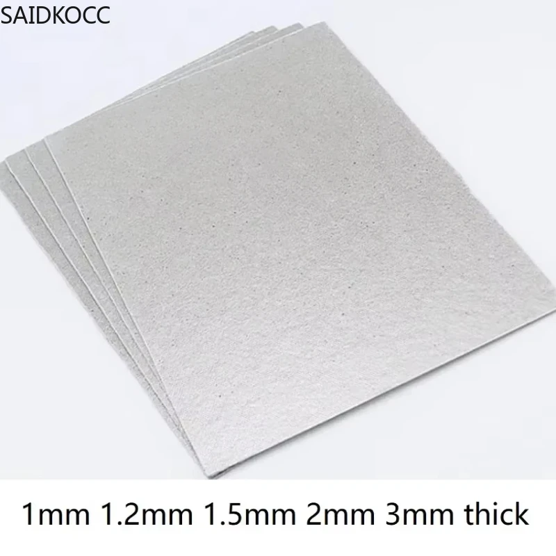 SAIDKOCC 1.5mm 2mm 3mm Level 1 Hard white micanite plate High temperature insulation Mica Sheet mica plate Muscovite panel