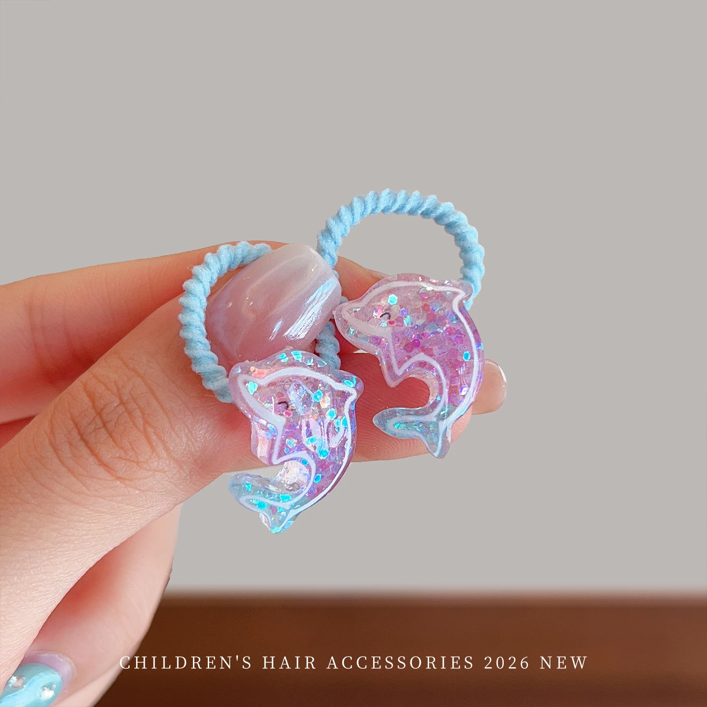 2026 New 10pcs/set Ocean Style Hair Ties For Baby Girls Toddler Fashion High Elasticity No Hurt Hair Korean Star Heart Hair Band view 5