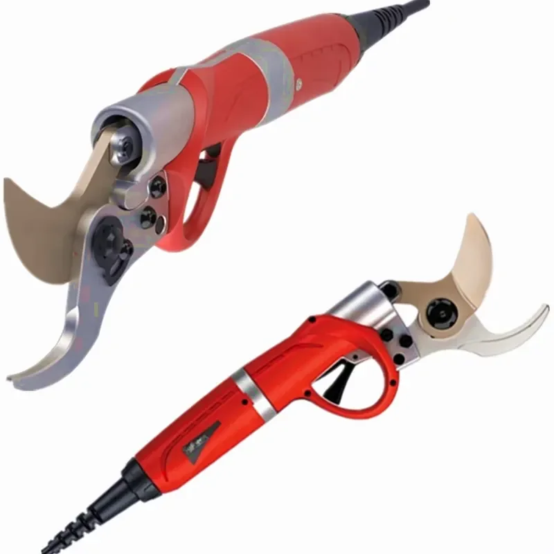 Cordless Electric Pruning Shears Lithium Battery Powered Garden Scissors for Tree Orchard Vineyard Branch Cutting Tool Kit