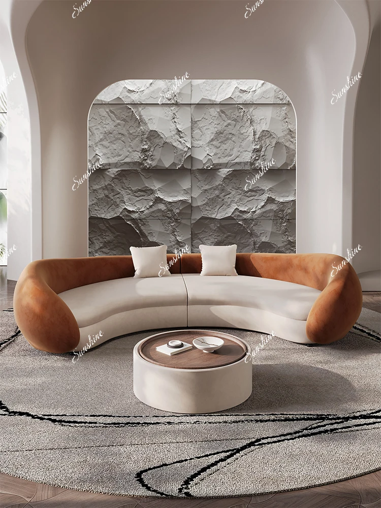 Arco semicircular, zona salón  - Home Office Sofa reseña y precio
