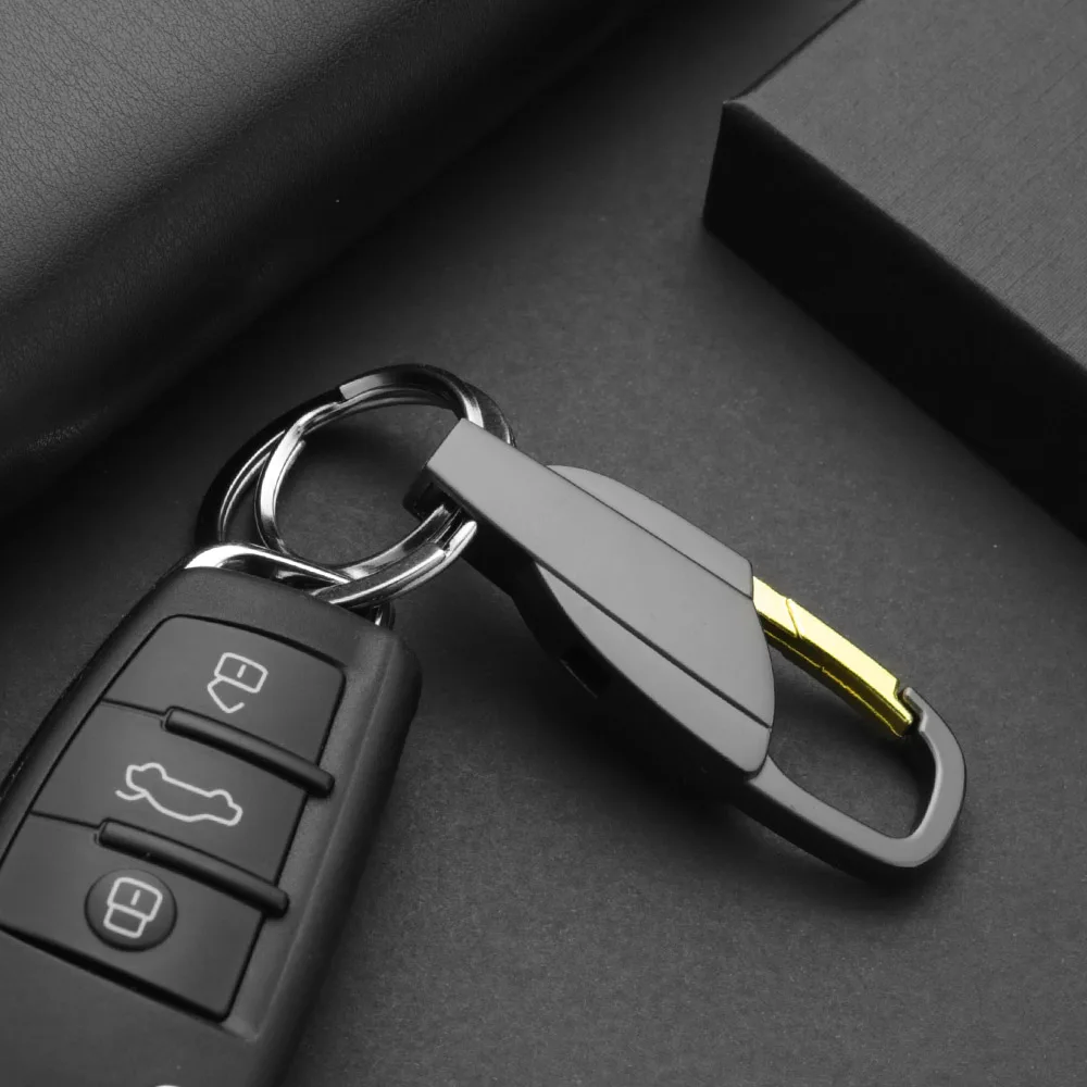 Personalized Keychain Key Chain Ring Holder Waist Hanged Key Holder For Men Women Car Plate Number Logo Anti-lost Keyring K372B