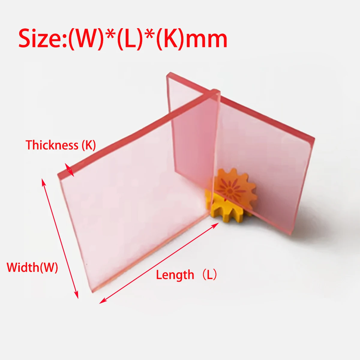 Transparent Pink Acrylic Sheet, 3mm / 5mm Thick, Light Pink Plexiglass Sheet DIY Show Window And Display Cabinet