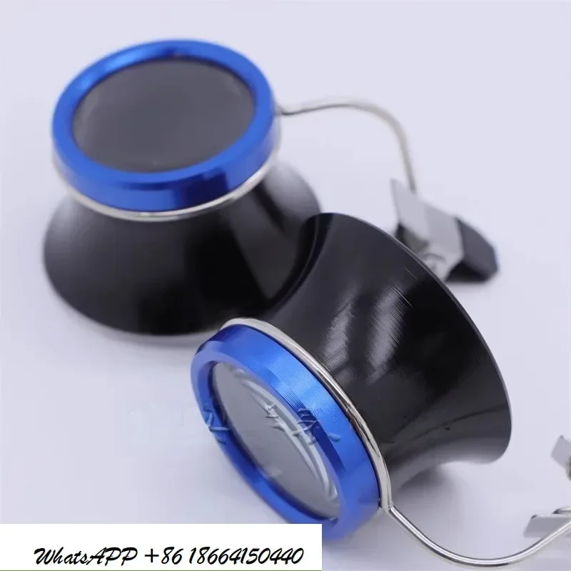 Clock Maintenance Tool, Magnifying Glass, Metal Ring Clip Able Glasses, Inch Lens, Watch Repair Head, Eye Mask, Eyepiece 15x