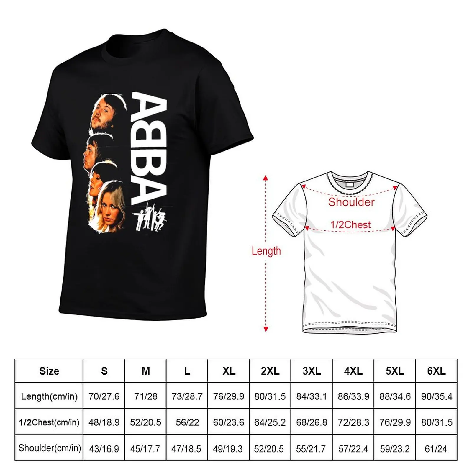 -Music00--Merchandise--HGD&-ABBA-Tshirt--Album T-Shirt animal prinfor boys plus size tops customizeds funny t shirts for men