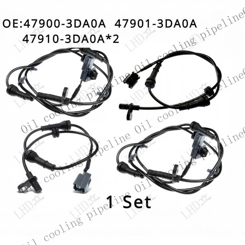 A+ 1 Set ABS Wheel Speed Sensor Front Rear Right Left For Nissan Sentra 2013-2019~