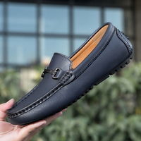 Genuine Leather Men Casual Shoes Luxury Brand Mens Loafers Moccasins Breathable Slip on Italian Driving Shoes Chaussure Homme