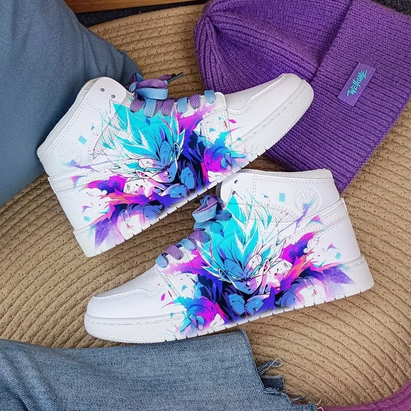 

New Dragon Ball Anime Male and Female Students Cartoon Personality Sneakers Versatile Breathable Fashionable Casual Shoes gifts