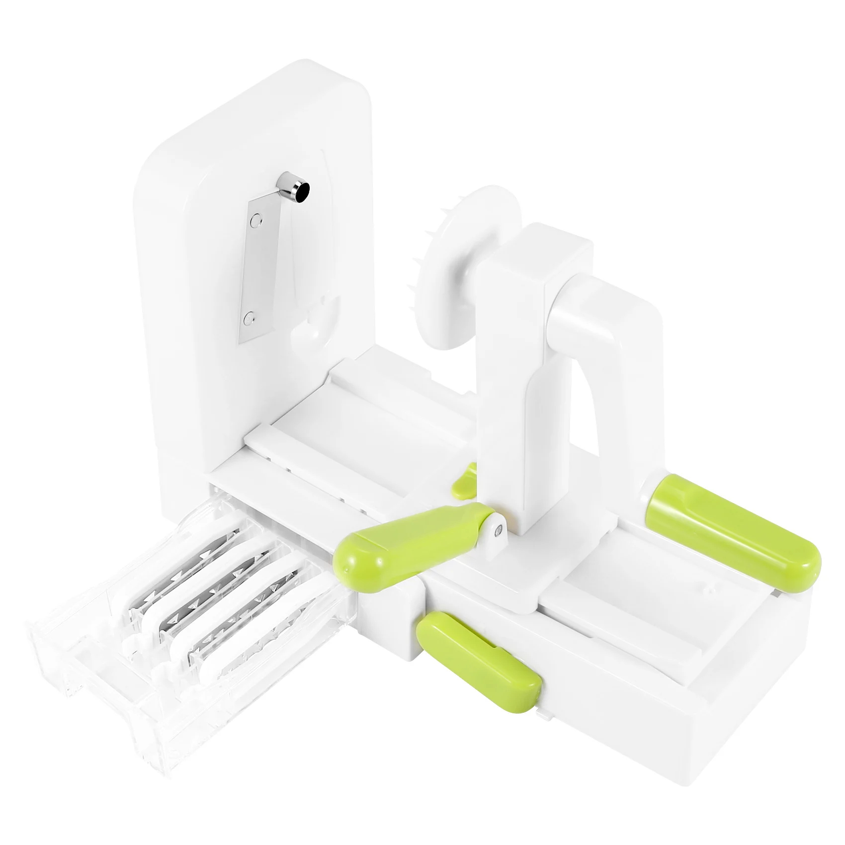

AA50-4 Blade Vegetable Spiralizer Folding Veggie Pasta & Spaghetti Potato Vegetable Spiral Cutter Zucchini Slicer