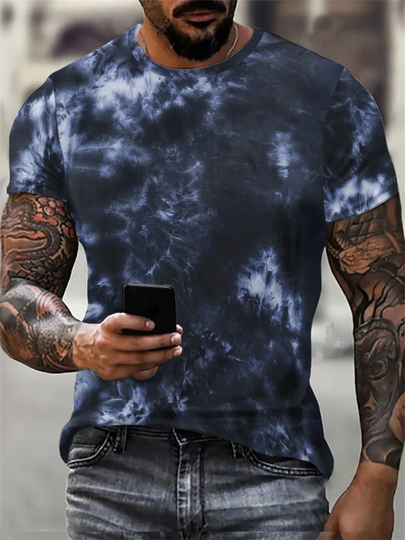 T-shirt à manches courtes imprimé nickel é 3D pour hommes, motif de embauaught, t-shirt de rue décontracté, grande taille, mode, 6XL