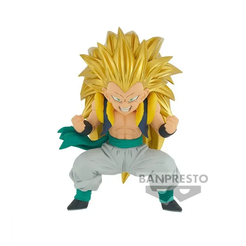 Bandai-figuras de acción de Dragon Ball Z, juguetes originales de Super Saiyan 3 Gotenks, sangre del SAIYANS-SPECIAL, regalo para niños