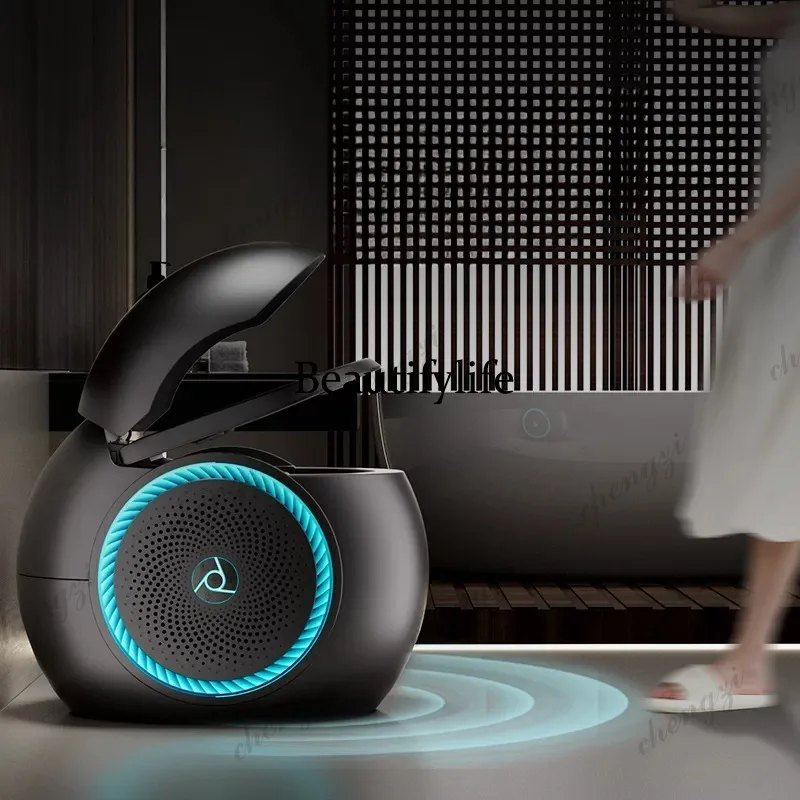 Integrated future music smart toilet, fully automatic, light smart toilet without water pressure limit view 2