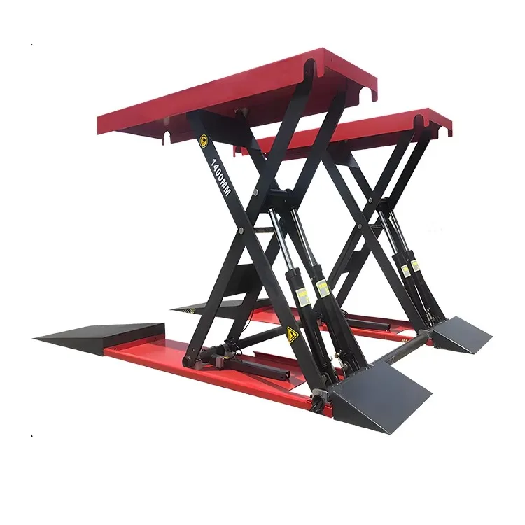 Portable 3000 kg/3500 kg/4000 kg 1.2m/1.4m Car Scissor Lift Home Garage Hydraulic 110v/220v/380v