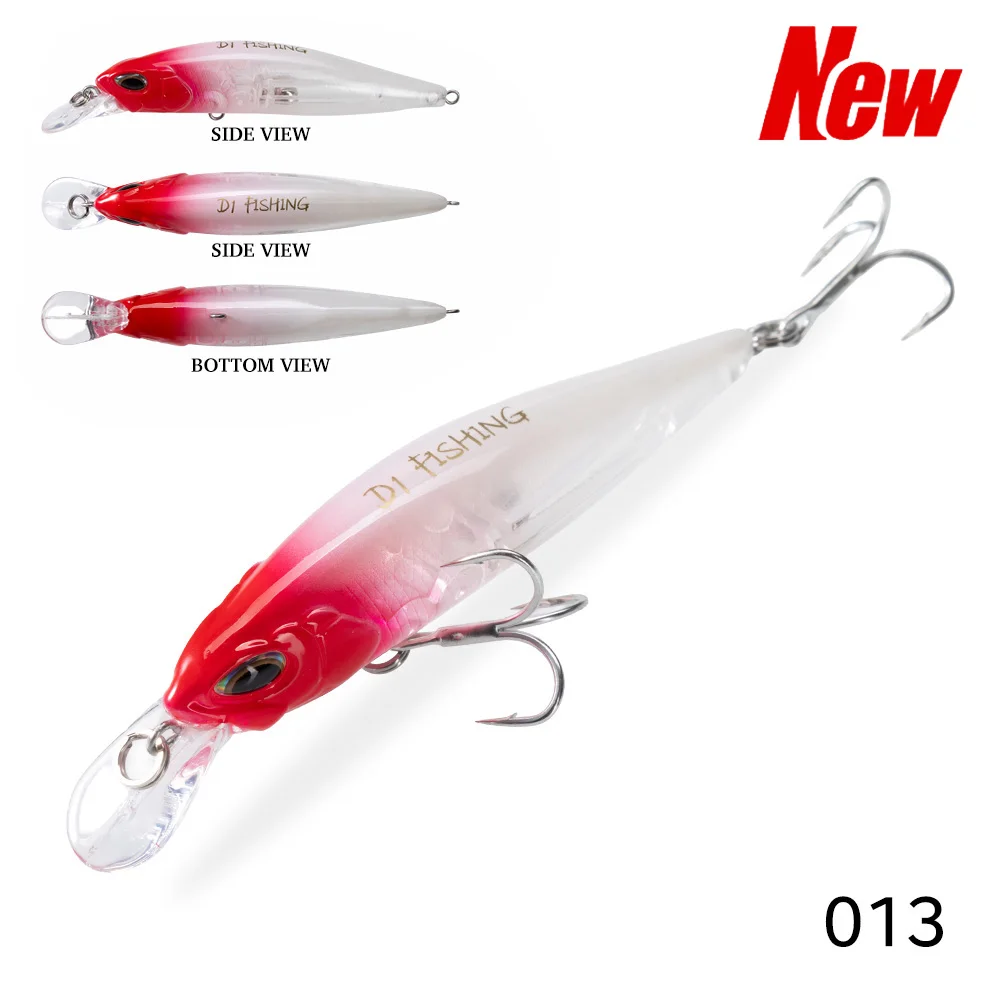 D1 Aussetzung Minnow Angeln Locken 65mm 5g 77mm 8,4g Hover Fry Wobbler Harten Köder Jerkbait angelgerät Für Bass Hecht DT5010