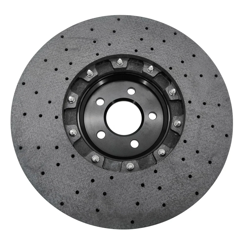 o Brake Systems Carbon Ceramic Rotor Hat Brake Discs For Ford Mustang GT 350R Mustang GT Brake Disc 2019 FR3Z1125F Frontcustom