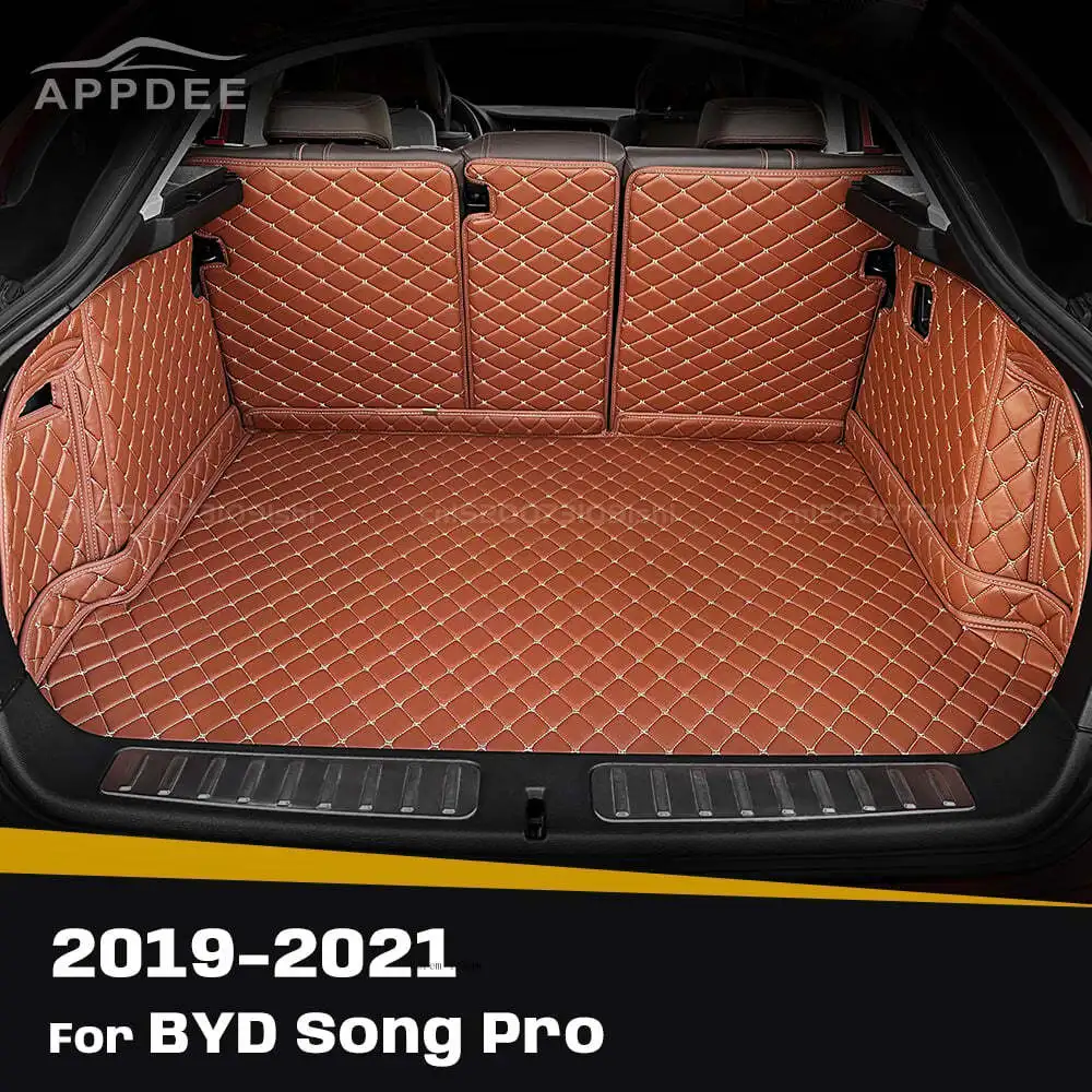 

Для BYD Song Pro 2019 2020 2021, автоматический коврик для багажника с полным покрытием, автомобильный антигрязный коврик, защитный коврик, грузовой вкладыш, аксессуары для интерьера