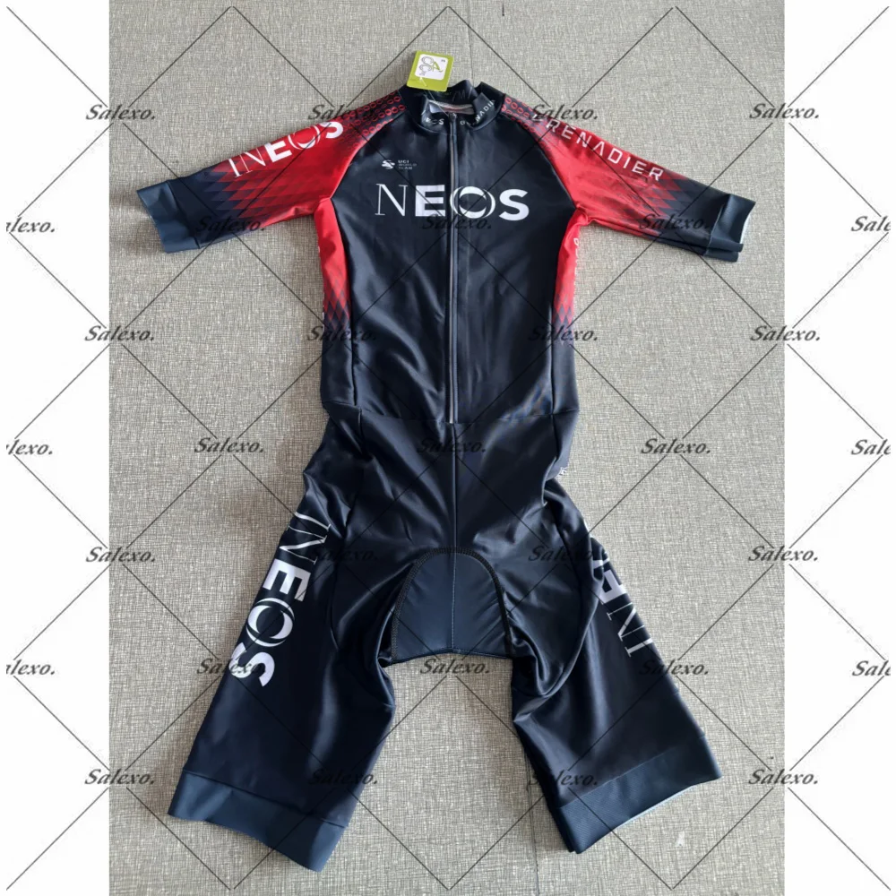 

LASER CUT INEOS TEAM 2025 Комбинезон для велоспорта с короткими рукавами Боди КОРОТКИЙ велосипедный трикотаж Maillot Ropa Ciclismo