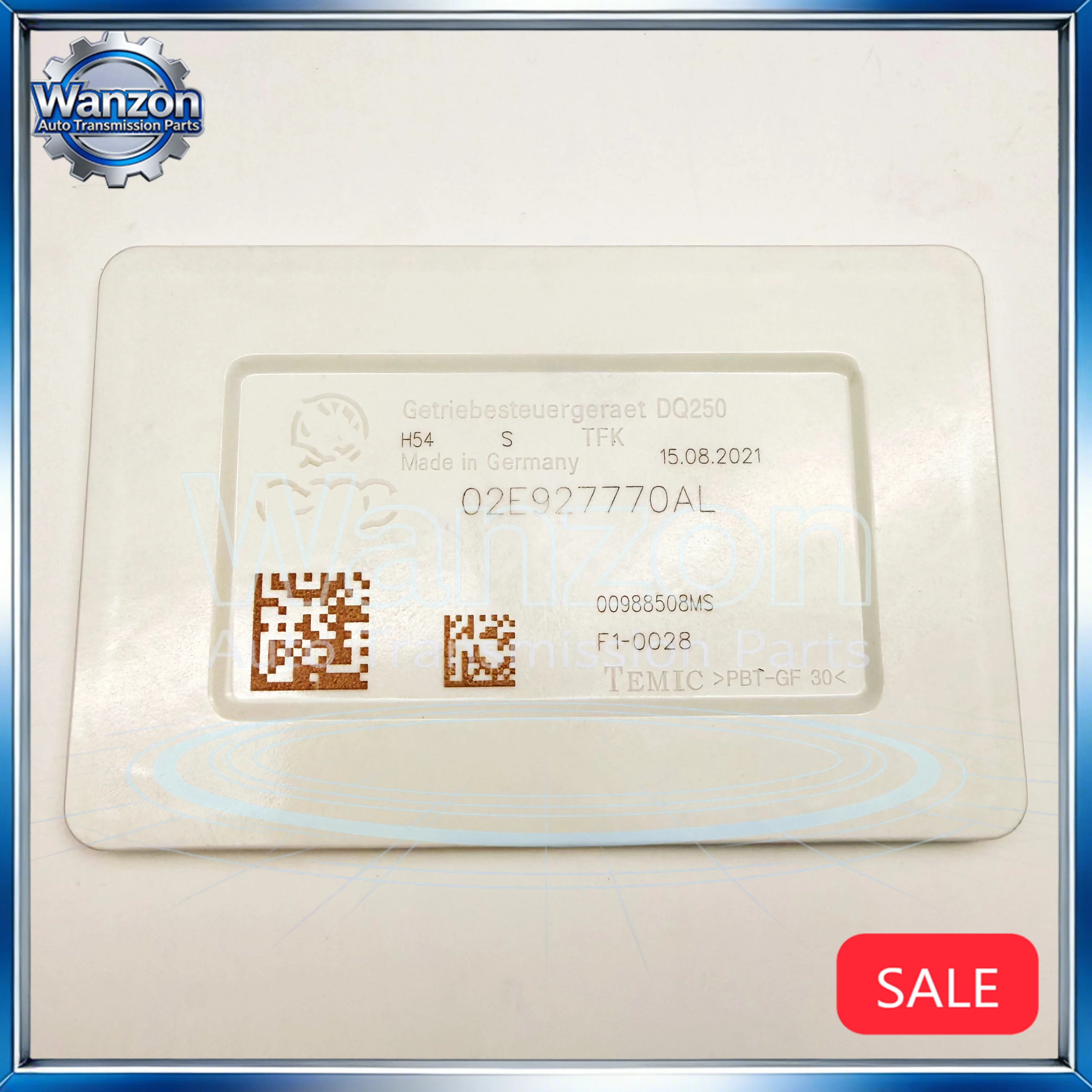 Nueva Cubierta de la Unidad de Control Electrónico de la Transmisión Automática 02E DQ250, Cubierta de la ECU del Embrague, Cubierta de la TCU de la Transmisión para vw Audi Kod