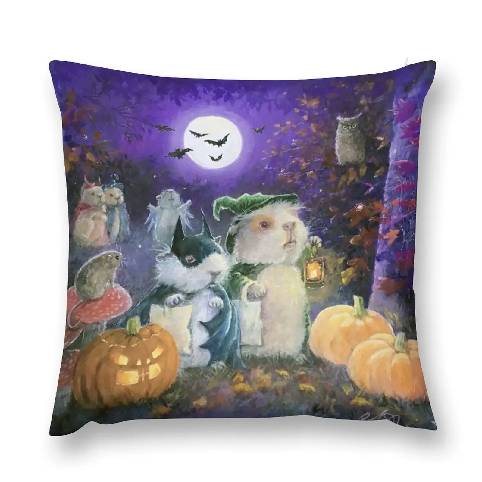 

Trick or Treat Piggies Throw Pillow home decor items Decorative Sofa Cushion Sofa Covers pillow