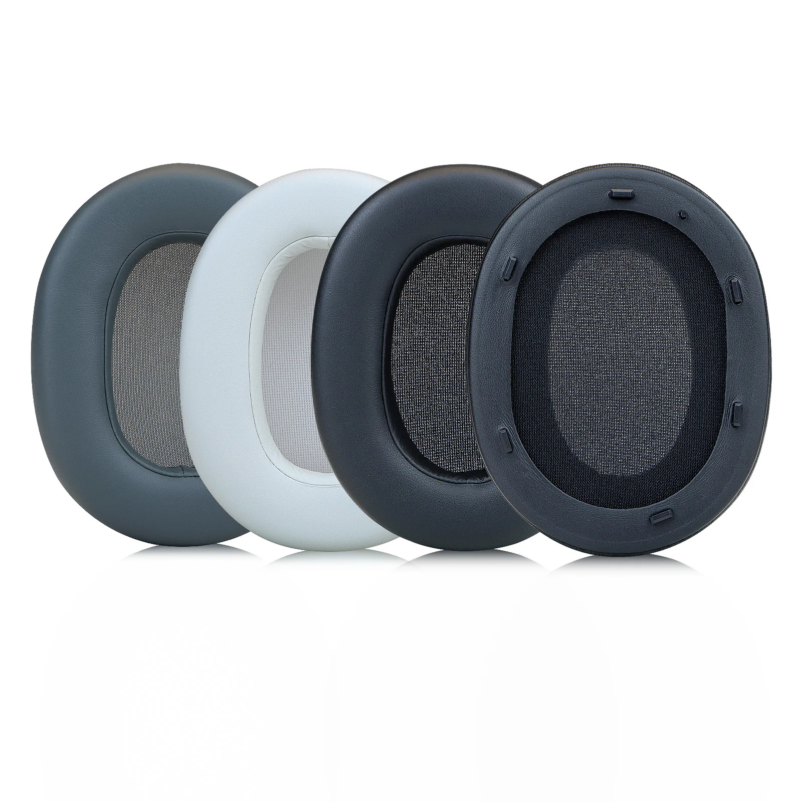 1 par de almohadillas de repuesto de cuero proteico para auriculares Sony ULT WEAR/WH-ULT900N, almohadillas para los oídos compatibles con auriculares WHULT900N