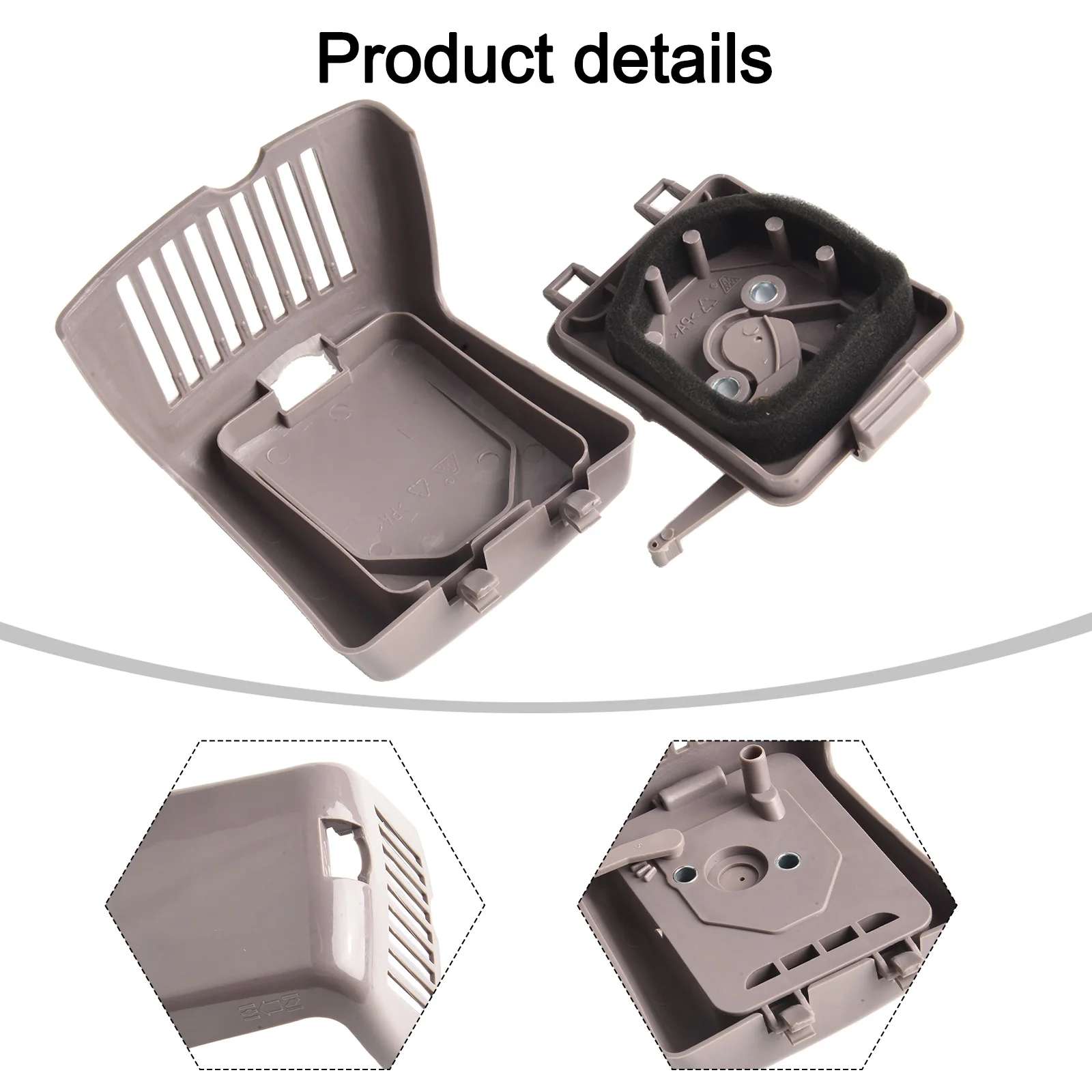 Foam Air Filter Box Cover Brushcutter Enhanced Air Filtration Foam Air Filter Box Cover Power Tools New Practical