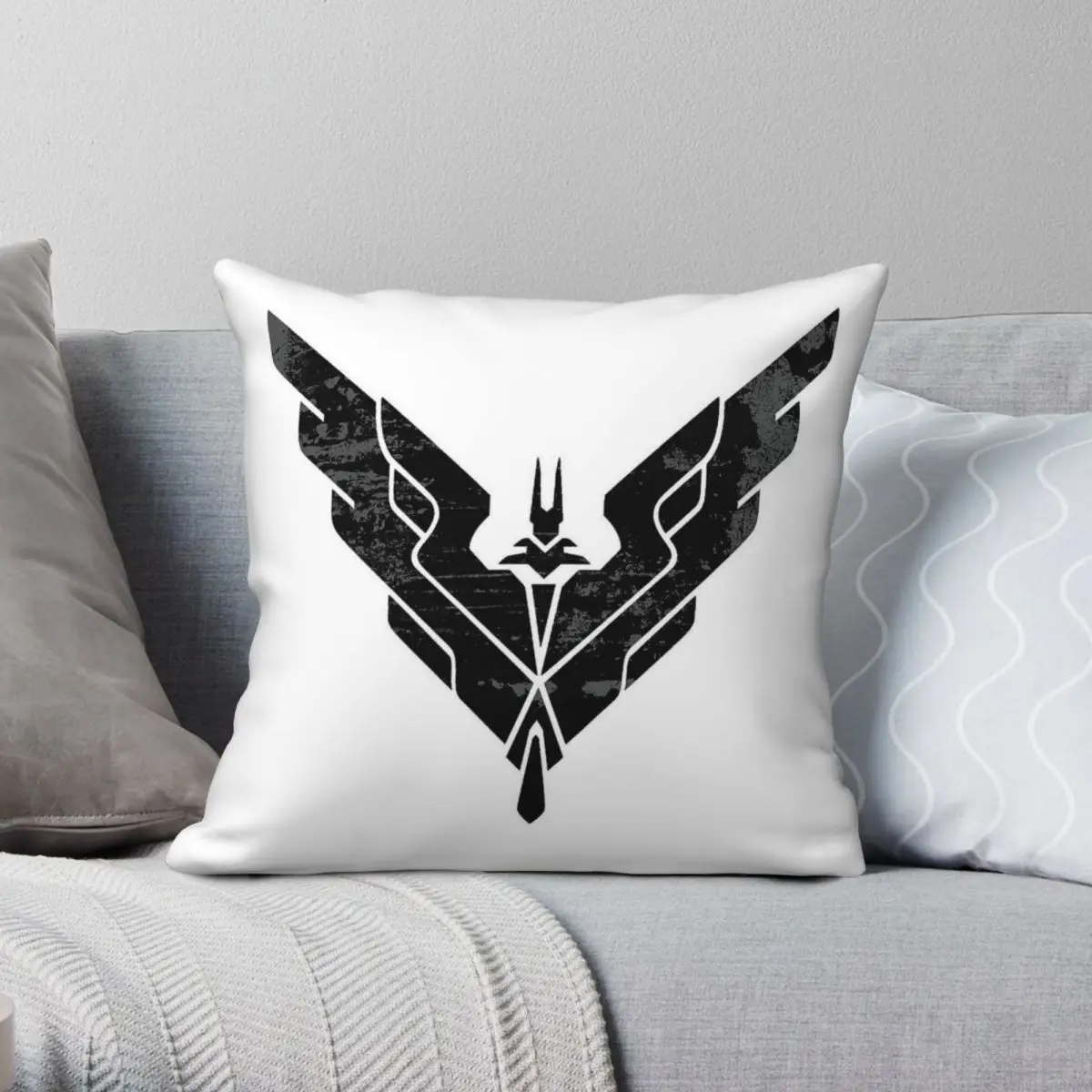 Elite Dangerous Rank Square Pillowcase Polyester Linen Velvet Pattern Zip Decor Sofa Seater Cushion Cover